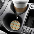 thumbnail image 6 of Breakfast Food Sandwich Car Coasters for Drinks with A Finger Notch for Easy Removal Cup Holder Coaster Cup Mat Car Interior Accessories 4PCS, 6 of 8