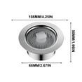 thumbnail image 3 of 5 Pcs Stainless Steel Kitchen Sink Filter Press Lock Odor Proof Clogging Prevention Double Sealed Spring Core Dishwasher Safe Easy Clean Detachable Universal for Most Sinks, 3 of 8
