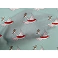 thumbnail image 4 of oneOone Cotton Poplin Light Blue Fabric White Bird Sewing Craft Projects Fabric Prints By Yard 42 Inch Wide, 4 of 4