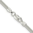 thumbnail image 3 of Sterling Silver 3mm Round Snake Chain (20 X 3) Made In Italy qsnl080-20, 3 of 5