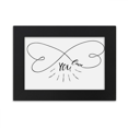 thumbnail image 1 of Por siempre te amo quote Style Marco de Fotos de escritorio imagen Arte Negro Pintura 5x7 pulgadas, 1 of 4