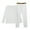 White, variant on INNERSY Boys' Light Thermal Underwear Set Long Johns for Kids Long Sleeve&Pant(Large,White)