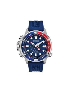 Men's Citizen Eco-Drive Promaster Aqualand Blue Red Watch BN2038-01L
