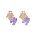 thumbnail image 2 of Cjfdfy Newborn Baby Girl Fall Winter Outfits New To The Crew Letter Embroidery Ruffle Long Sleeve Ribbed Romper Bow Pants Headband Infant Cute Bow Fall Winter Outfits, 2 of 9