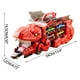 thumbnail image 3 of Pista de juguete City Dinosaur Ultimate Transportador de 13,4" que se transforma en un dinosaurio pisoteador con pista de carreras, juguetes para niños de 3, 4, 5, 6, 7 y 8 años (con 4 autos + 12, 3 of 8