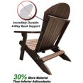thumbnail image 4 of DuraWeather Poly® Classic King Size Folding Adirondack Chair, 4 of 5