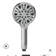 thumbnail image 2 of Cabezal de ducha Cabezal de ducha de mano ajustable de 9 velocidades Cabezal de baño de alta presión Rociador de agua de plástico, Tipo 1 Inevent HA006626-01B, 2 of 6