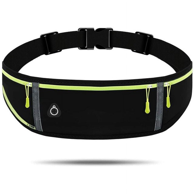 Cinturón para correr para hombres y mujeres, riñoneras deportivas, cinturón ajustable impermeable para llevar teléfonos, llaves, botella, adecuado para correr, andar en bicicleta, viajar