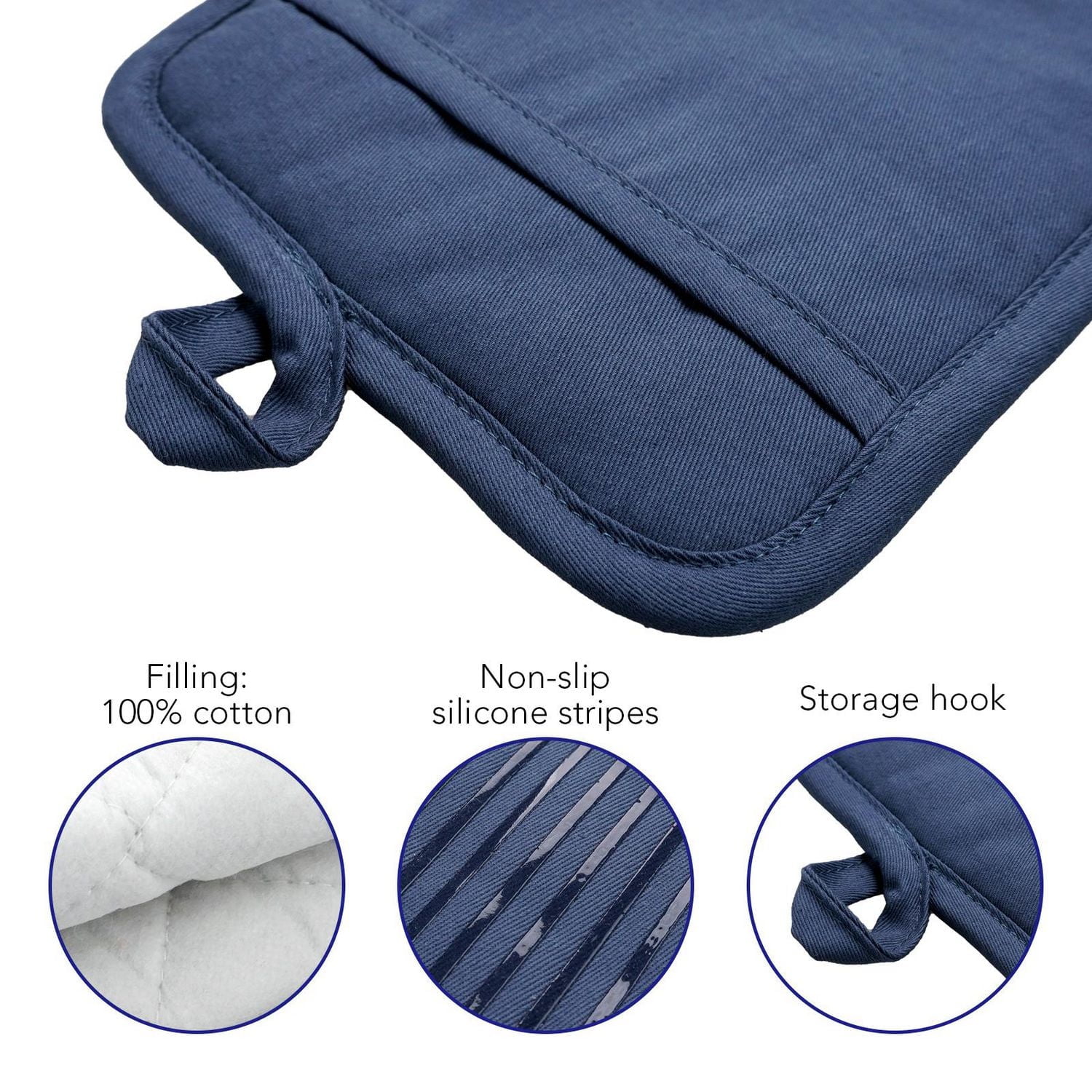 Fabstyles Silicone Print Pot holder Set of 2