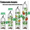thumbnail image 2 of Obelisk Trellis for Climbing Plants 2 Pack,6 FT Tall Metal Garden Trellis,Plant Support for Climbing Vines,Flowers Stand,Thickened Tube Black Plant Tower,Rustproof Garden Obelisk Outdoor Indoor, 2 of 7