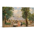 thumbnail image 1 of ARTCANVAS Beergarden Near the Wannsee House on Lake 1933 Canvas Art Print by Max Liebermann - Size: 26" x 18" (0.75" Deep), 1 of 9
