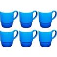 thumbnail image 7 of Ceramic Stacking Coffee Mug Tea Cup Dishwasher Safe Set Of 6 Large 18 Ounce, 7 of 7