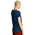 thumbnail image 2 of Hanes ComfortSoft T-Shirt à Col Ras du Cou en Jersey Coupe Décontractée pour Femmes, TG, Marine, 2 of 2