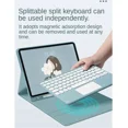 thumbnail image 3 of Keyboard Case for iPad Air 13 inch 2026 M4 2025 M3 2024 M2, iPad Pro 12.9 inch 6th/5th/4th/3rd Gen 2022 - 2018 Slim Leather Folio Smart Cover with Touchpad Keyboard / Pencil Holder, 3 of 7