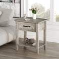 thumbnail image 4 of End Table with Drawer, Boho End Tables Side Tables with Storage Shelf for Bedroom,Small Space, 2pcs, 4 of 7