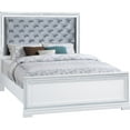 thumbnail image 1 of Coaster Eleanor Queen Bed, White and Silver Box 1, 1 of 5