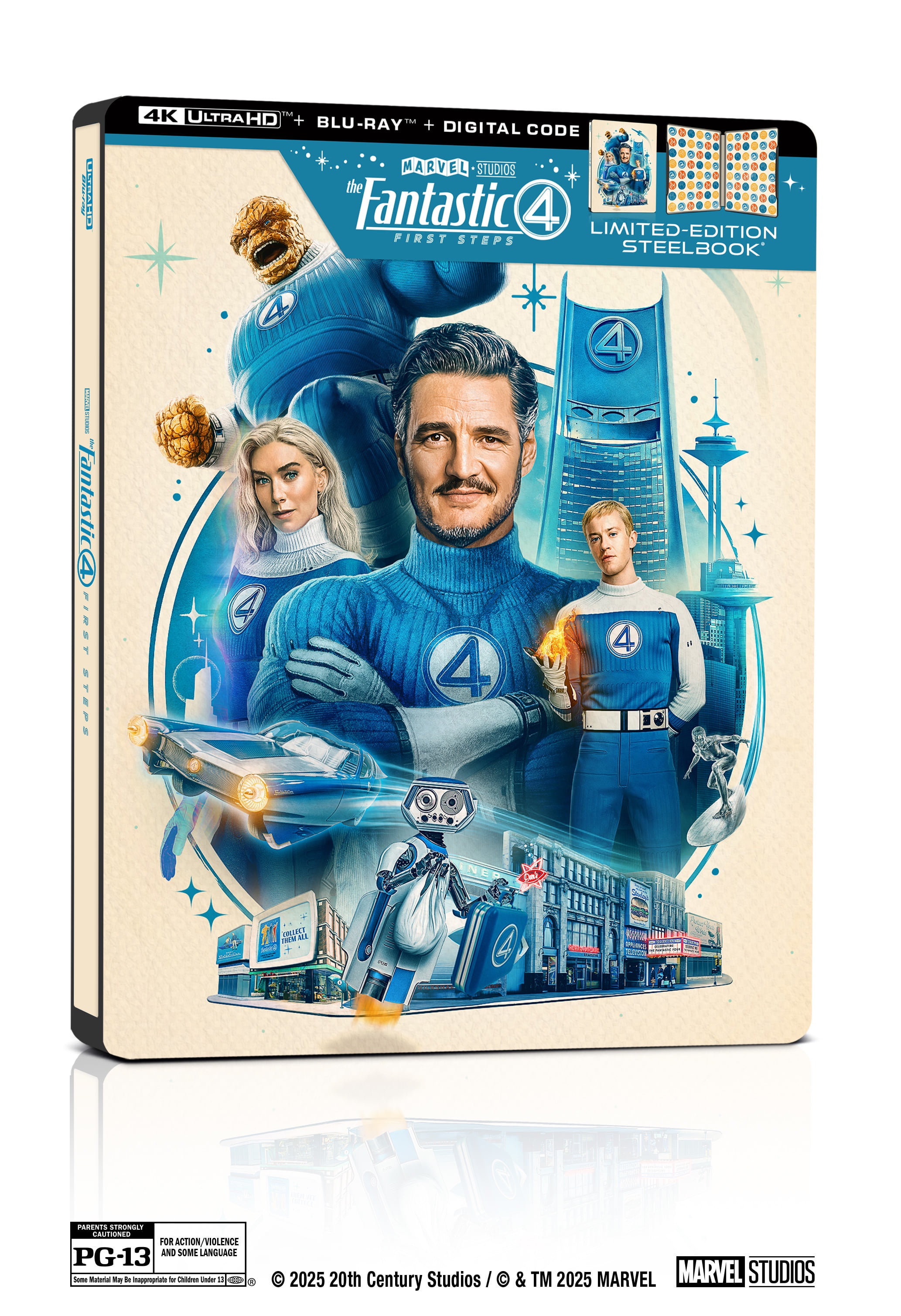 The Fantastic Four: First Steps (Steelbook) (4K Ultra HD + Blu-ray