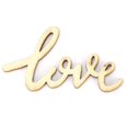 thumbnail image 4 of 90 piezas de adornos de rodajas grabadas con letras de amor de madera TUNC 55*32 mm, 4 of 5