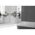 thumbnail image 6 of Better Homes & Gardens Satin Nickel Aluminum Frame Wall Mount Mirror Medicine Cabinet, 6 of 8