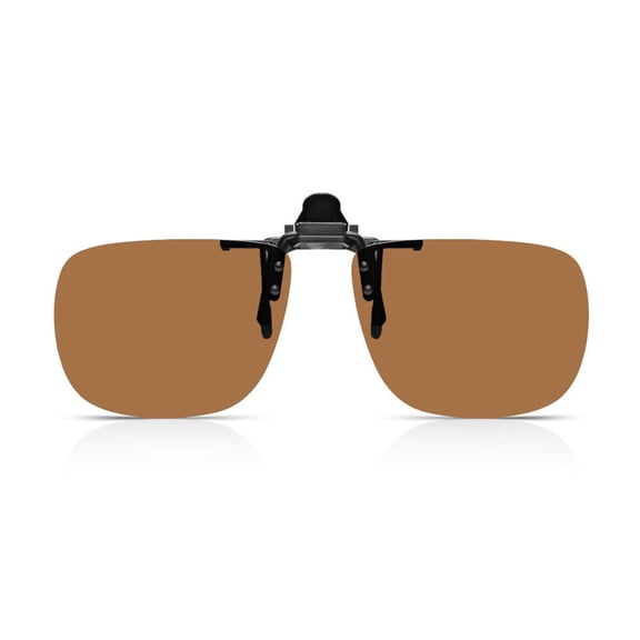 Unisex Sunglasses Clip Clip-on Polarized Day Night Vision Flip-up Lens for Outdoor Glasses Ideal for Riding