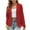 Red, variant on Sriper Women's Long Sleeve Petite Cardigan Jacket Drop Shoulder, Casual Blazer, Business Professional Outfits, Fall Layering Piece, Lightweight Coat for Women Ropa Para Mujer Black 2X