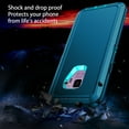 thumbnail image 2 of RegSun for Galaxy S9Case,Shockproof 3-Layer Full Body Protection [Without Screen Protector] Rugged Heavy Duty High Impact Hard Cover Case for Samsung Galaxy S9,Turquoise, 2 of 7