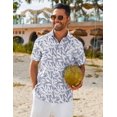 thumbnail image 2 of COOFANDY Men's Hawaiian Shirt Short Sleeve Tropical Shirts for Men Beach Shirt Resort Wear, 2 of 6