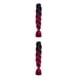 thumbnail image 2 of Qarigey Trenzas con extensiones de cabello trenzado, materiales fáciles de trenzar sintético, cabello trenzado Jumbo B8 B8 2Conjunto, 2 of 6