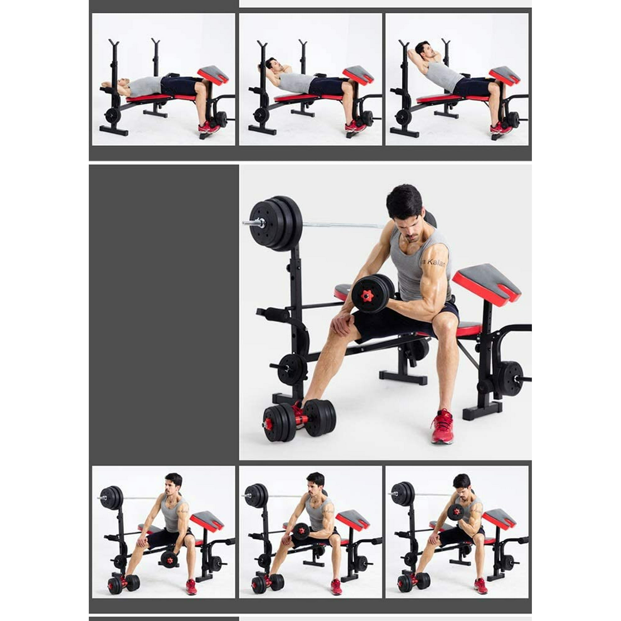 Multifunctional folding dumbbell bench hotsell