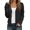 Black, variant on Trendfront Womens Solid Color Cardigan Sweater Long Sleeve Button Front V Neck Knit Jacket Casual Lightweight Layering Outerwear