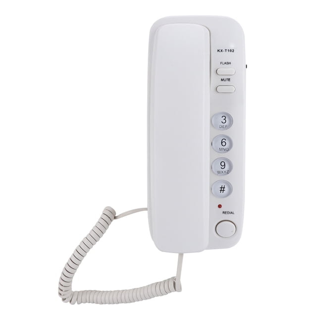 Telephone, Last Number Wall Mounted Without Caller ID Call Mute Hotel Telephone for Home
