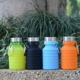 thumbnail image 4 of 550ml folding cup sports travel mug foldable telescopic silicone water bottle outdok806, 4 of 7