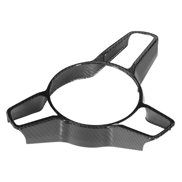Moldura interior de fibra de carbono, moldura interior de fibra de carbono para volante, moldura de cubierta de volante de fibra de carbono, moldura de cubierta de volante, diseño fácil de usar