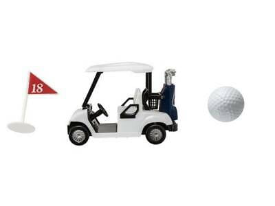 Golf Cart Cake Topper PLUS 12 Golf Ball Cupcake Rings