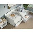 thumbnail image 3 of AFI Nantucket Twin Wood Daybed with Set of 2 Drawers in White, 3 of 5