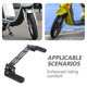 thumbnail image 3 of FENGGUIQU Reposapiés Plegable Para Scooter Eléctrico Compatible Con Varias Bicicletas De Uso Urbano, 3 of 8