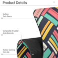thumbnail image 4 of Yayeee Faucet Mat for Kitchen Sink 14.7" Diatomite Long Splash Guard Pad, Red Geometric, 4 of 7