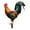 red, variant on TUITOONM Realistic Acrylic Rooster Statue 12.2 Inch Tall Weatherproof Chicken Sculpture with 15" Ground Stake for Farm & Garden Decor