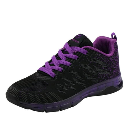 

GWAABD Platform Sport Shoes Mesh Lace Sport Fashion Up Casual Women s Running Breathable Shoes Women s