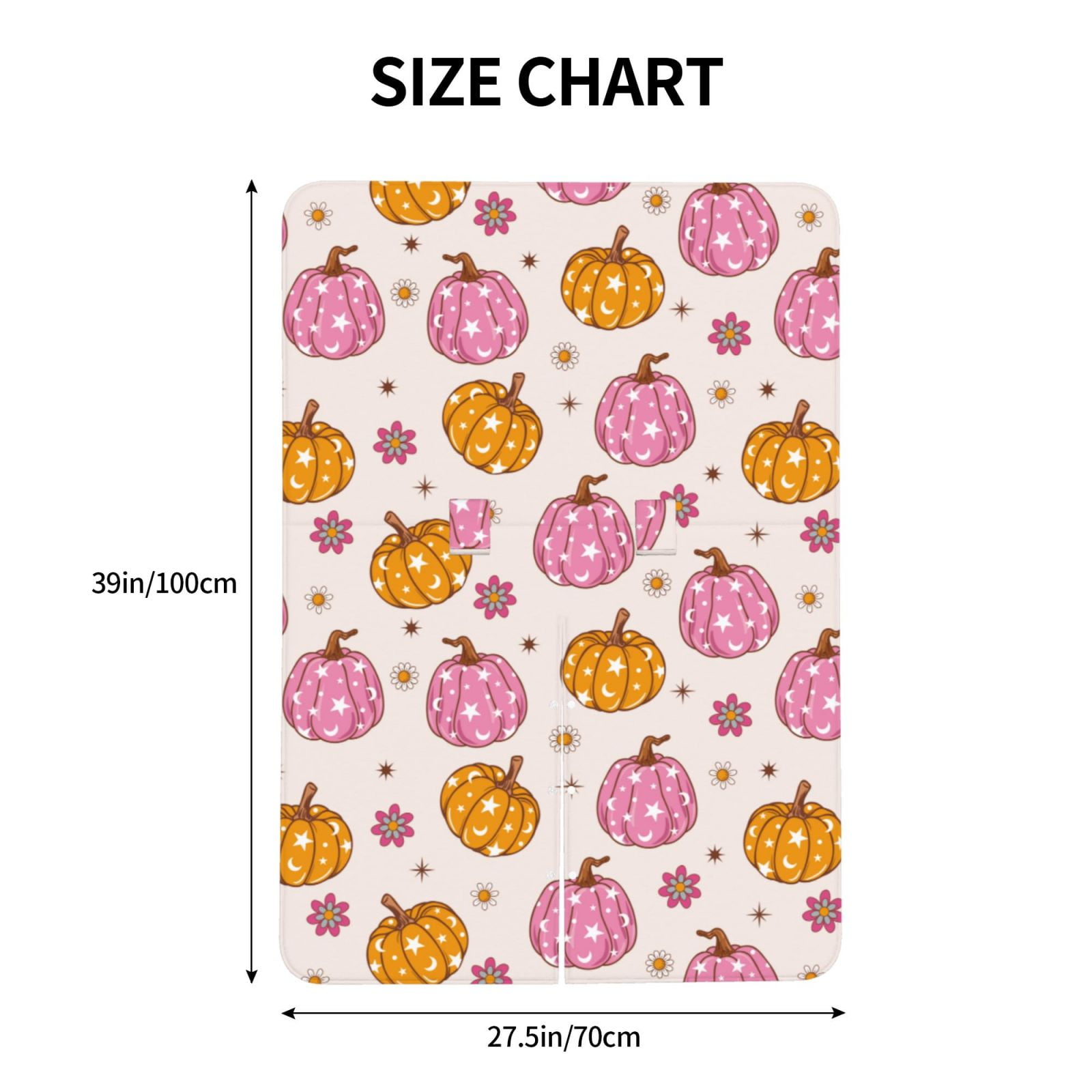 Car Seat Cover Baby - Cute Pink Daisy Pumpkin Breathable Infant Car Seat Cover for Baby Carseat, Lightweight Comfort Baby Essentials Must Haves Newborn Stuff for Girl Boy