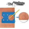 thumbnail image 5 of Hinge Drilling Jig Hinge Hole Jig Hinge Hole Locator (blue) (1pcs), 5 of 5