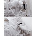thumbnail image 5 of SHAR Women's casual denim jacket, solid color long sleeve denim jacket, 5 of 5