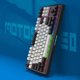 thumbnail image 3 of Teclado mecánico perfke CK73 RGB retroiluminado 87 teclas PBT interruptor rojo, 3 of 5