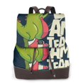 thumbnail image 1 of Balery Dinosaur Basketball Player Mochila de Cuero para Mujeres, Gran Capacidad, Bolsa de Viaje Multifuncional, Mochila de Cuero y Bolsa de Hombro para Mujeres, 1 of 4