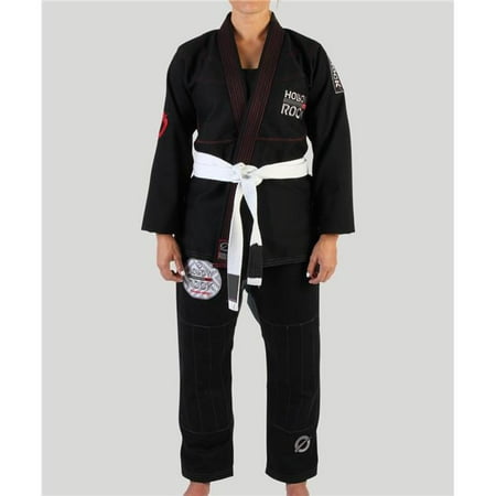 HollowRock Gear MAS0011A-0 Keiko Mens Jiu-Jitsu Training Gi & Kimono, Black - Size