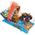 thumbnail image 3 of Hot Wheels Monster Trucks Arena Smashers Treasure Chomp Challenge Playset, 3 of 5