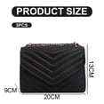 thumbnail image 2 of Women's Crossbody Bag Lightweight Adjustable Chain Strap Quilted Handbag Shoulder Bag, 2 of 6