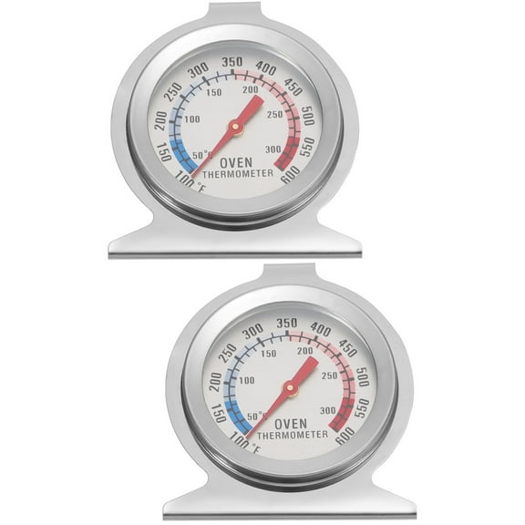 2pcs Stainless Steel Oven Cooker Thermometer Temperature Gauge Mini Thermometer