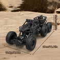 thumbnail image 3 of Six-Wheel Alloy Rock-Climbing RC Car, 4WD High-Speed Off-Road Remote Control Truck w/Suspension & Tires - Outdoor Alloy Rc Truck for Adults & Age 8-12, 3 of 8