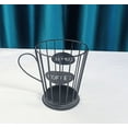 thumbnail image 1 of Cesta de almacenamiento Taza de almacenamiento de cocina para el hogar $ Cápsula de café de alambre Cesta de almacenamiento Taza lateral recta $ Cesta de almacenamiento Forma de taza lateral recta, 1 of 3